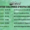 Dates Colònies d'estiu i ruta de Camells 2024